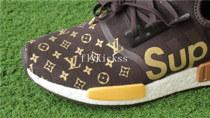 Supreme LVS X Adidas NMD XR1 PK Brown